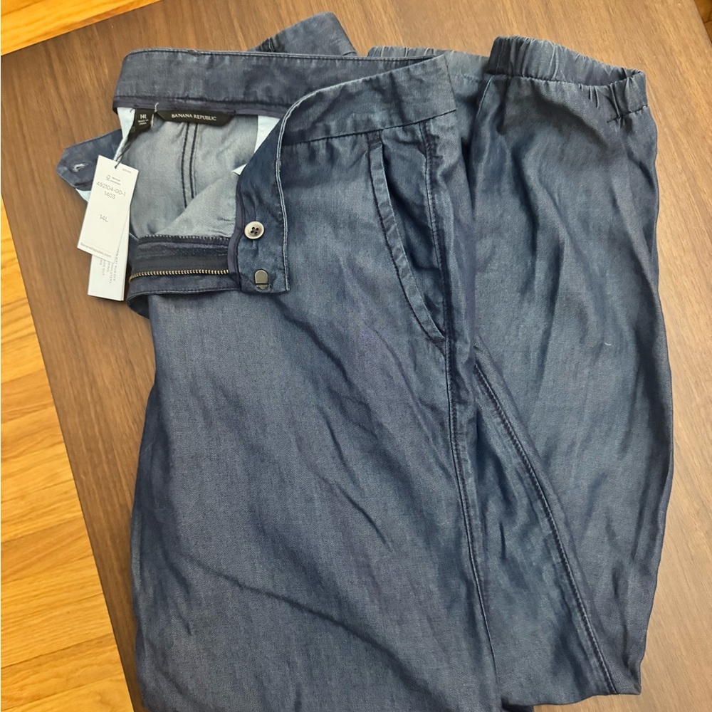 Banana Republic Indigo Denim Trousers
